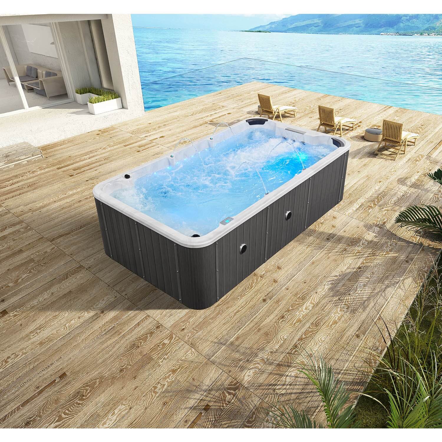 Как выбрать плавательный спа-бассейн (джакузи) с противотоком? Плюсы и минусы спа-бассейна.